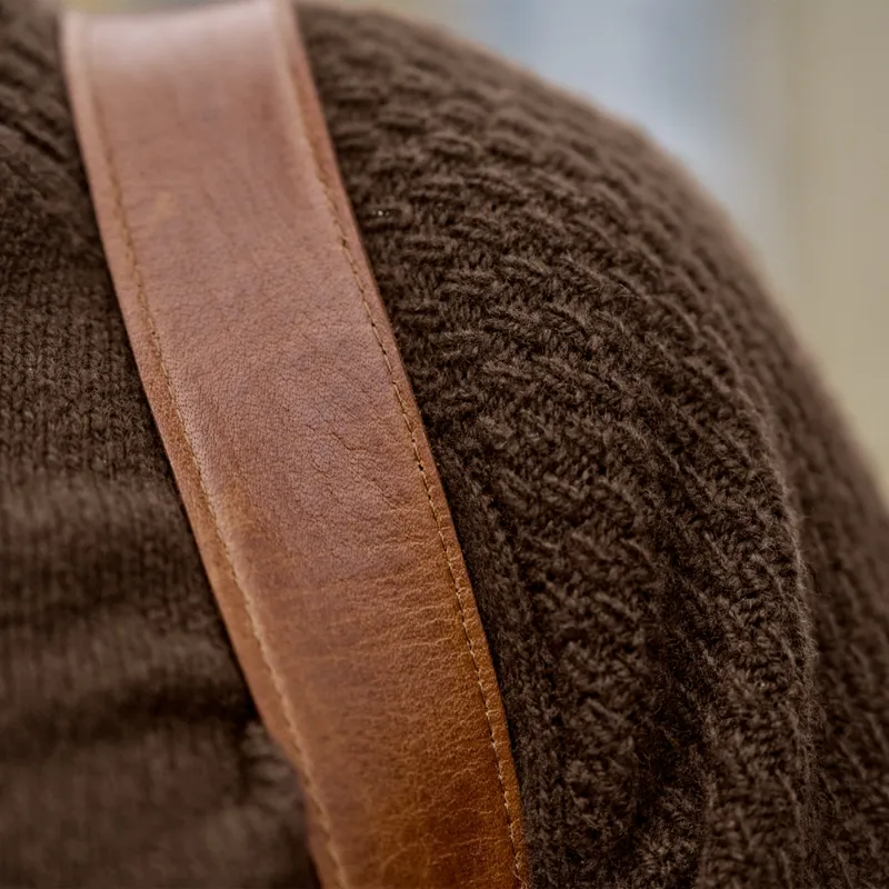 Härkila Vincent Merino Half Zip in Demitasse Brown-3