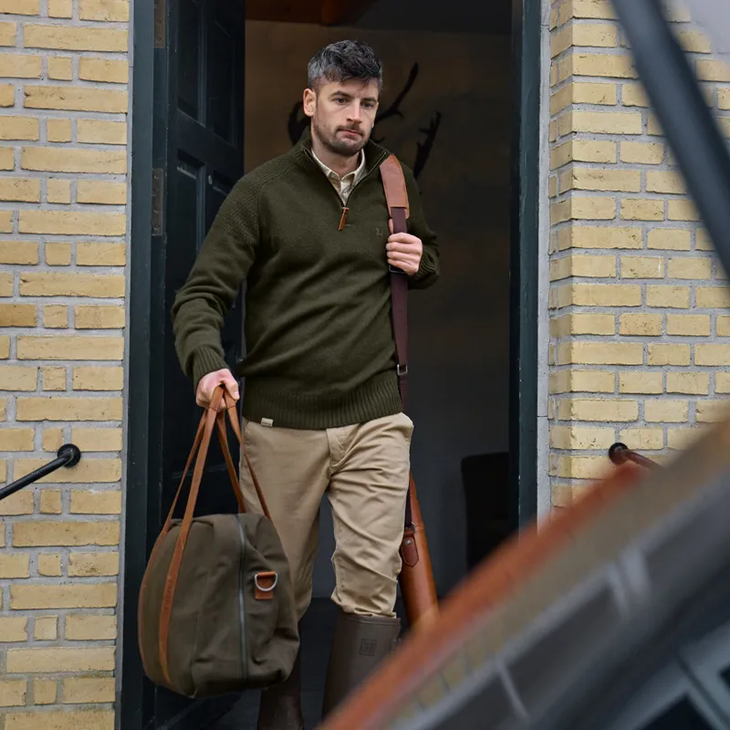 Härkila Vincent Merino Half Zip in Rosin-4