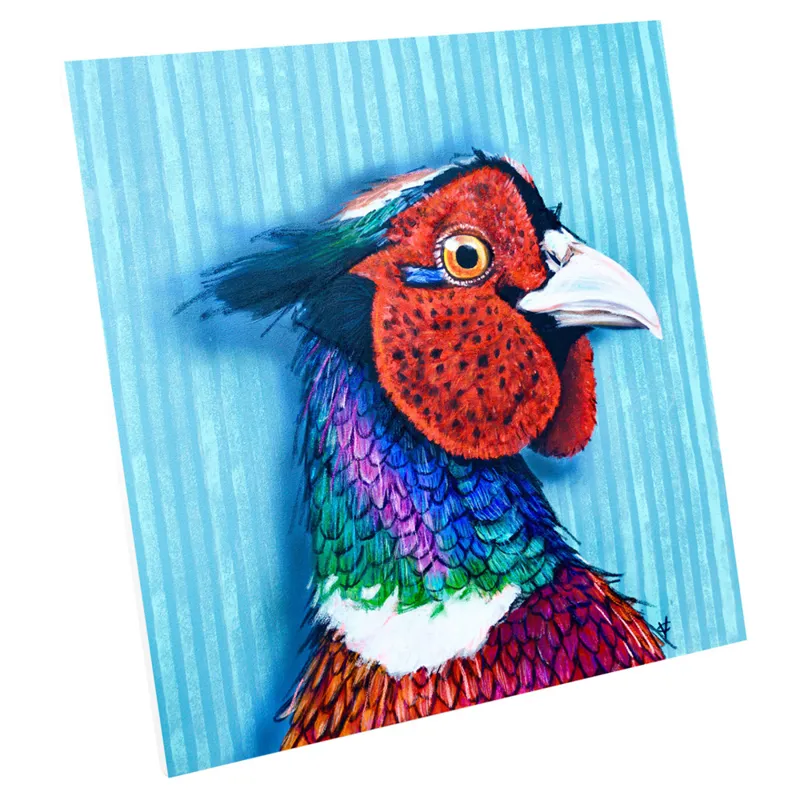 Vivid Squid Pheasant Ceramic Tile-1