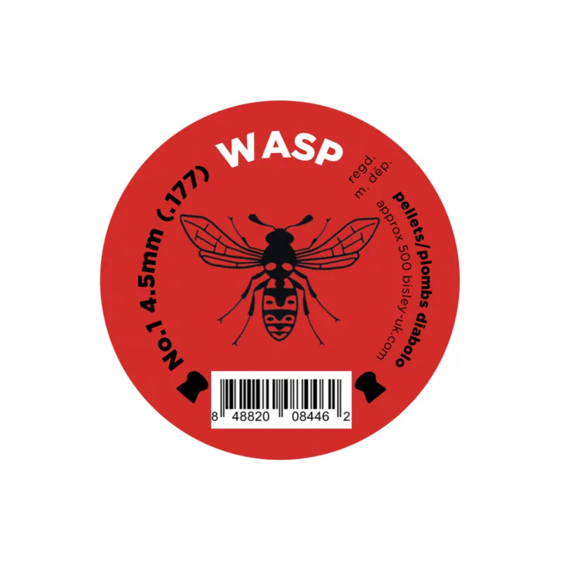 Wasp No.1 Red Pellets 500 Tin in .177