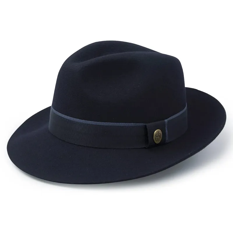 Hicks and Brown The Wingfield Trilby in Navy