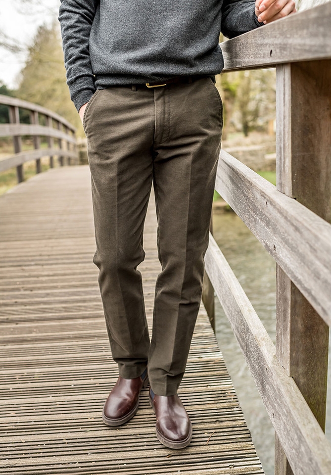 Schöffel Men's Moleskin Trousers - William Evans Ltd.