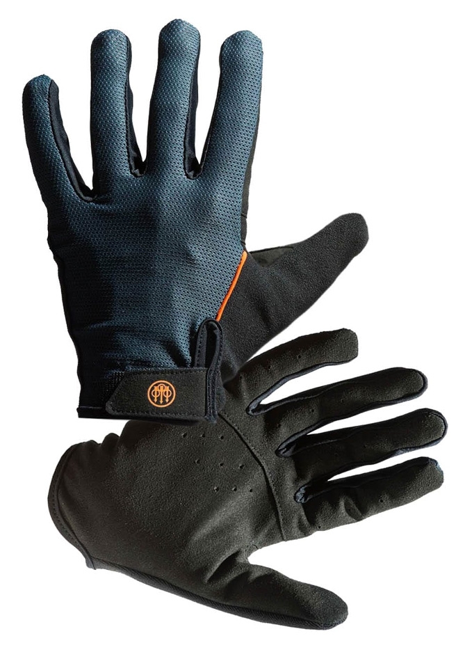Beretta Fingerless Mesh Shooting Gloves Grey/Black Clay Pigeon Skeet Trap GL321 