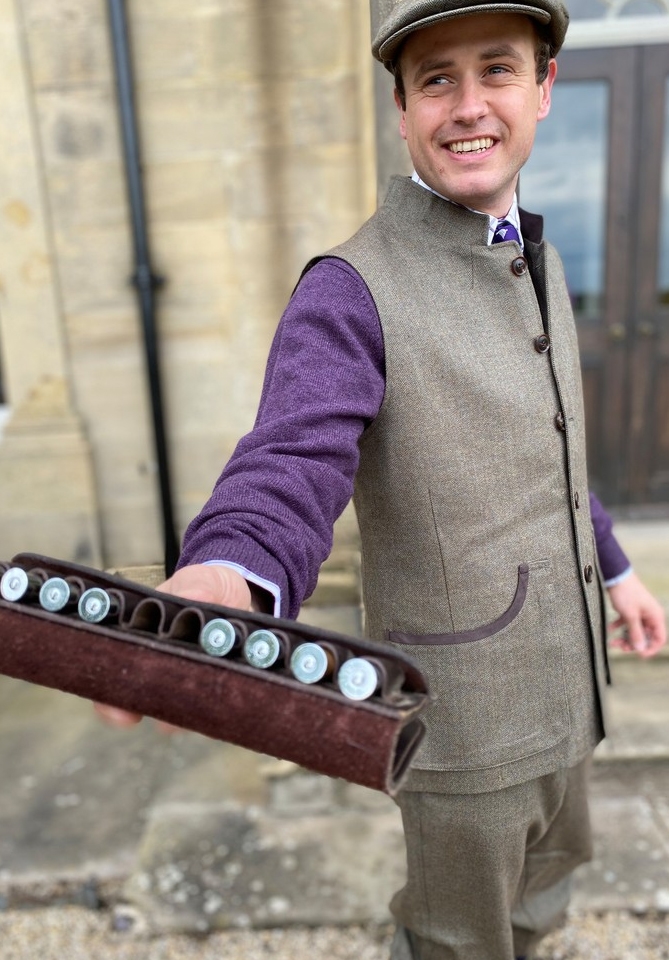 Schoffel tweed waistcoat clearance