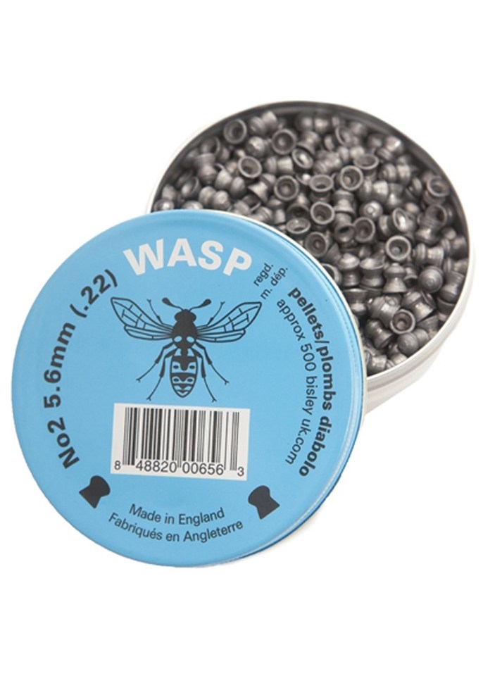 Wasps by Bisley – SAMPLE – .22/5.50mm air gun pellets Free P&P  S108 50ct 